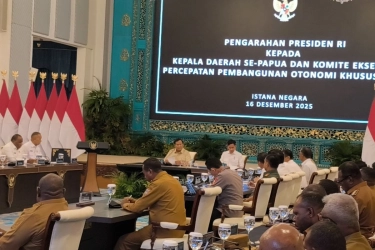 Prabowo Minta Kepala Daerah se-Papua Jangan ke Luar Negeri Pakai Dana Otsus