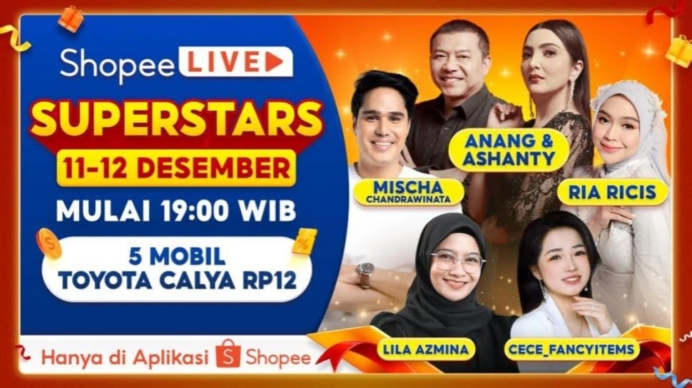 Ria Ricis dan Selebriti Pandu Shopee Live Superstar, Jumlah Produk Terjual Naik Hingga 16 Kali