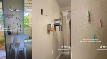 Tren Wall Friction di TikTok Bikin Benda Nempel di Dinding, Ini Faktanya