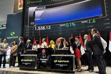 Hari Pertama Melantai di BEI, Saham Superbank (SUPA) Langsung Melonjak 24 Persen