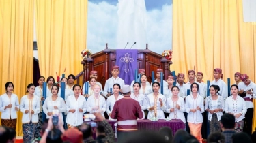 Komunitas Forum Karyawan Lokal Kristen NHM Rayakan pra-Natal Bersama Masyarakat Desa Kao