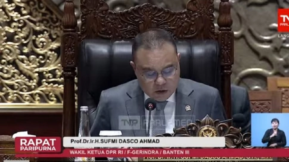 Dasco Ketuk Palu Sahkan Pansus RUU Desain Industri, Ini Urgensinya