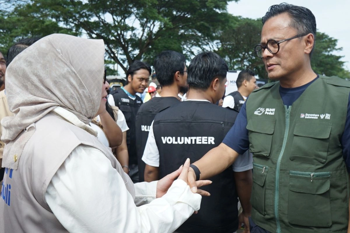 1.066 Relawan BUMN Dikerahkan ke Lokasi Banjir di Sumatera