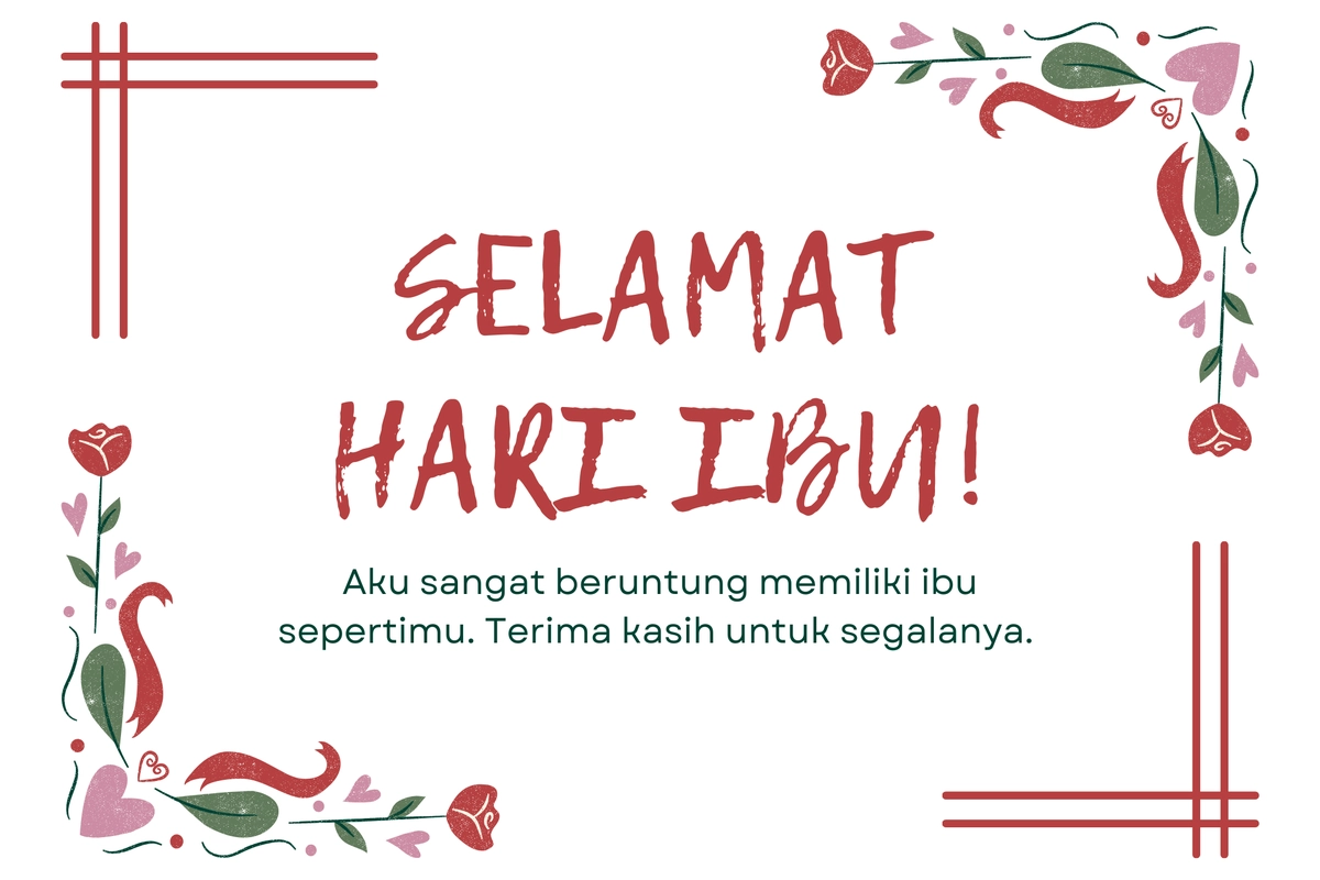 50 Contoh Ucapan Terima Kasih Ibu di WhatsApp buat Memperingati Hari Ibu 2025