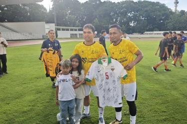 Laga Amal Sepak Bola untuk Sumatera Kumpulkan Rp 265 Juta, Ramdani Lestaluhu Bersyukur Bisa Kontribusi