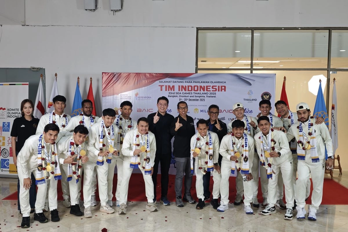 Kepulangan Timnas Futsal Indonesia Disambut Meriah, Iqbal: Terima Kasih