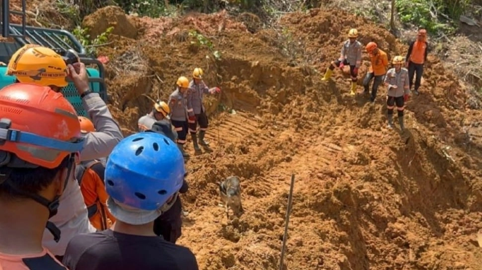 Anjing Pelacak K-9 Dikerahkan Cari Korban Tertimbun Longsor di Sibolga-Padangsidimpuan