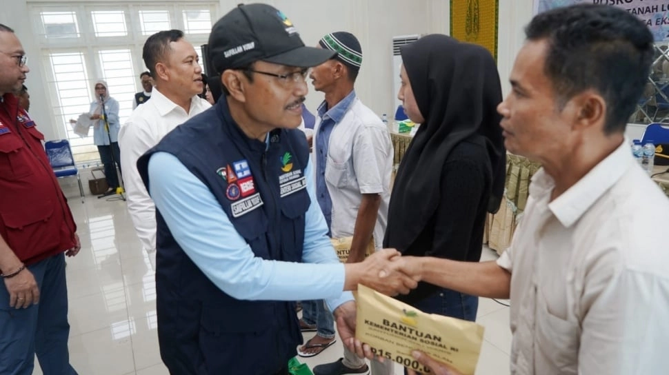 Mensos Salurkan Santunan Rp15 Juta bagi Ahli Waris Korban Bencana di Sibolga