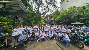 Puluhan Komunitas Roda 2 Jabodetabek Kumpul Bareng Dapat Literasi Pelumas Sintetik untuk Motor Matik