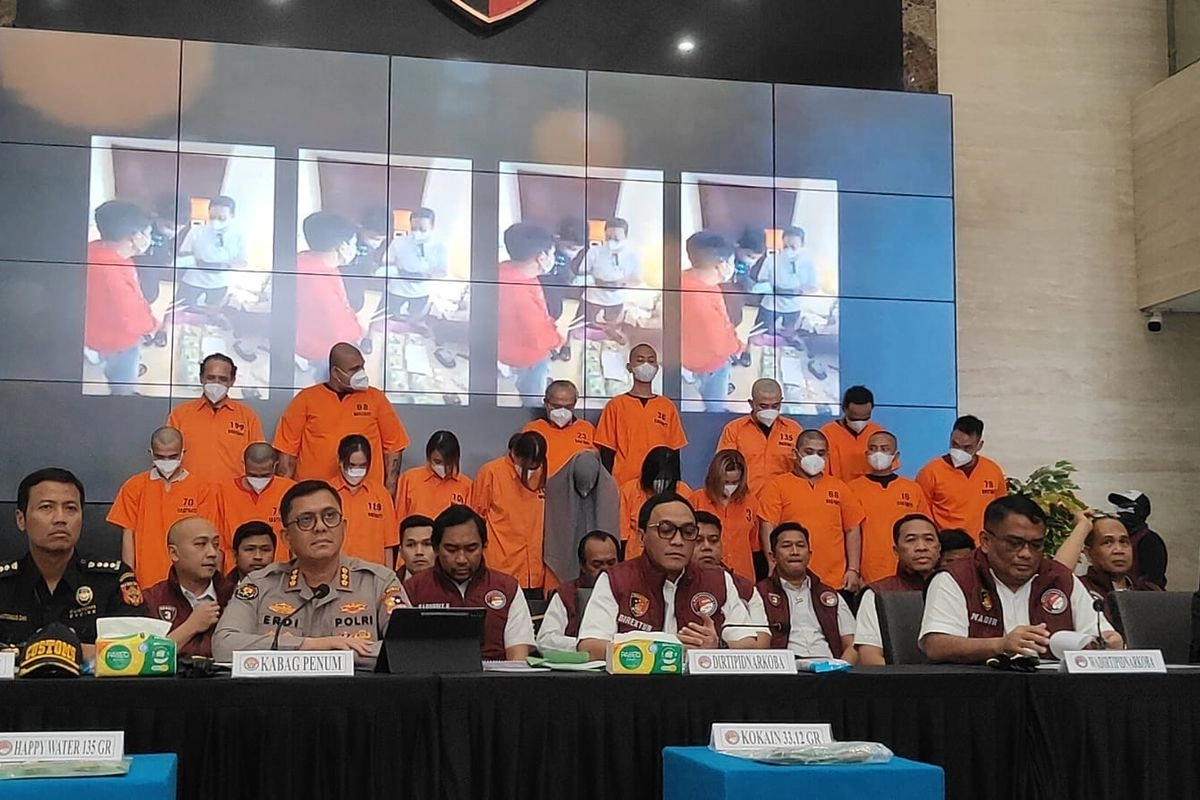 Bareskrim Tangkap 17 Tersangka Kasus Narkoba Jelang DWP Bali