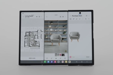 Tabel Spesifikasi Samsung Galaxy Z TriFold, Desain Layar Tiga Lipatan