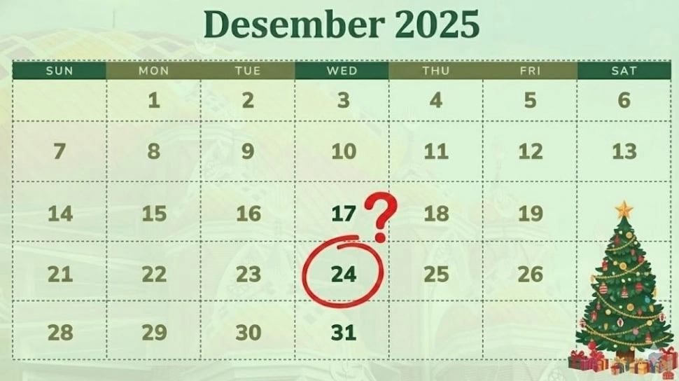 Tanggal 24 Desember 2025 Libur atau Tidak? Cek Lagi Daftar Resmi Libur Natal 2025