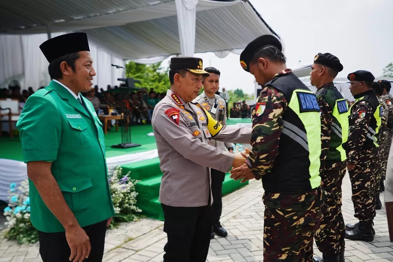 Kapolri Ingatkan Ancaman Disinformasi Digital, Banser Diminta Jaga Persatuan Saat Nataru