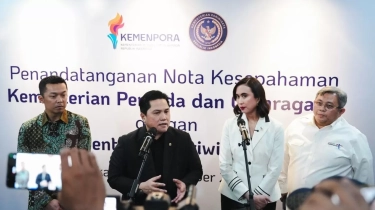 Menpora Erick Thohir Teken MoU dengan Menpar Widiyanti Putri Wardhana, Perkuat Sinergi Gencarkan Sport Tourism