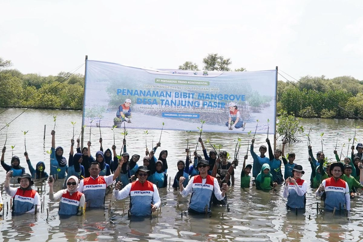 Libatkan Pelajar dan Warga, PTK Rehabilitasi Mangrove Tanjung Pasir