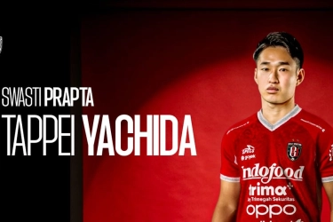 Resmi! Bali United Rekrut Teppei Yachida, Gelandang Baru Eks Timnas Jepang
