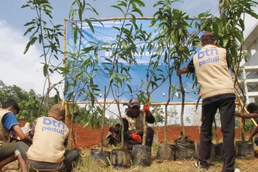 BTN (BBTN) Tanam 5.000 Pohon di Depok, Perkuat Ketahanan Lingkungan