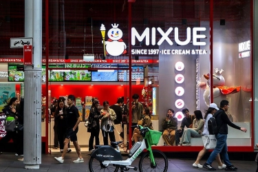 Mixue Buka Gerai Pertama di AS, Tandai Ekspansi di Amerika Utara