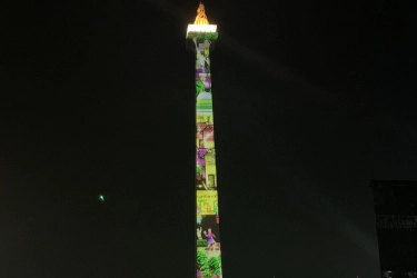 Ada Atraksi Air Mancur hingga Hutan Menyala di Monas Malam Ini