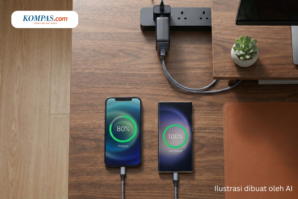 Masih Bingung Cas HP Sampai 80 Persen atau 100 Persen? Ini Penjelasannya