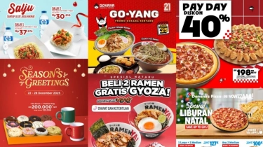 13 Promo Makanan Spesial Hari Natal 2025, Banyak Diskon dan Paket Hemat