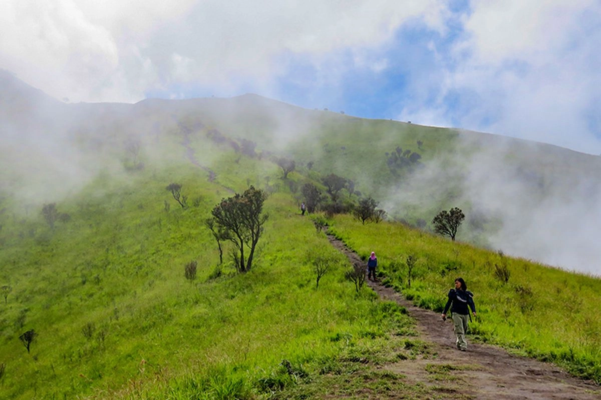 Kronologi Pendaki Merbabu Tewas Tersambar Petir di Jalur Suwanting