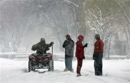 Badai Salju Dahsyat Landa Wilayah Timur Laut Amerika, 1.300 Penerbangan dari/ke AS Dibatalkan