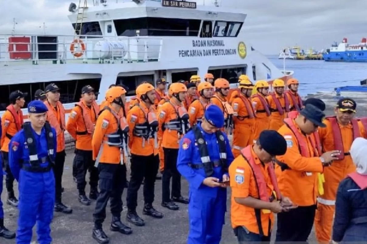 Basarnas Hentikan Operasi Pencarian 8 ABK KM Maulana 30 di Perairan Lampung