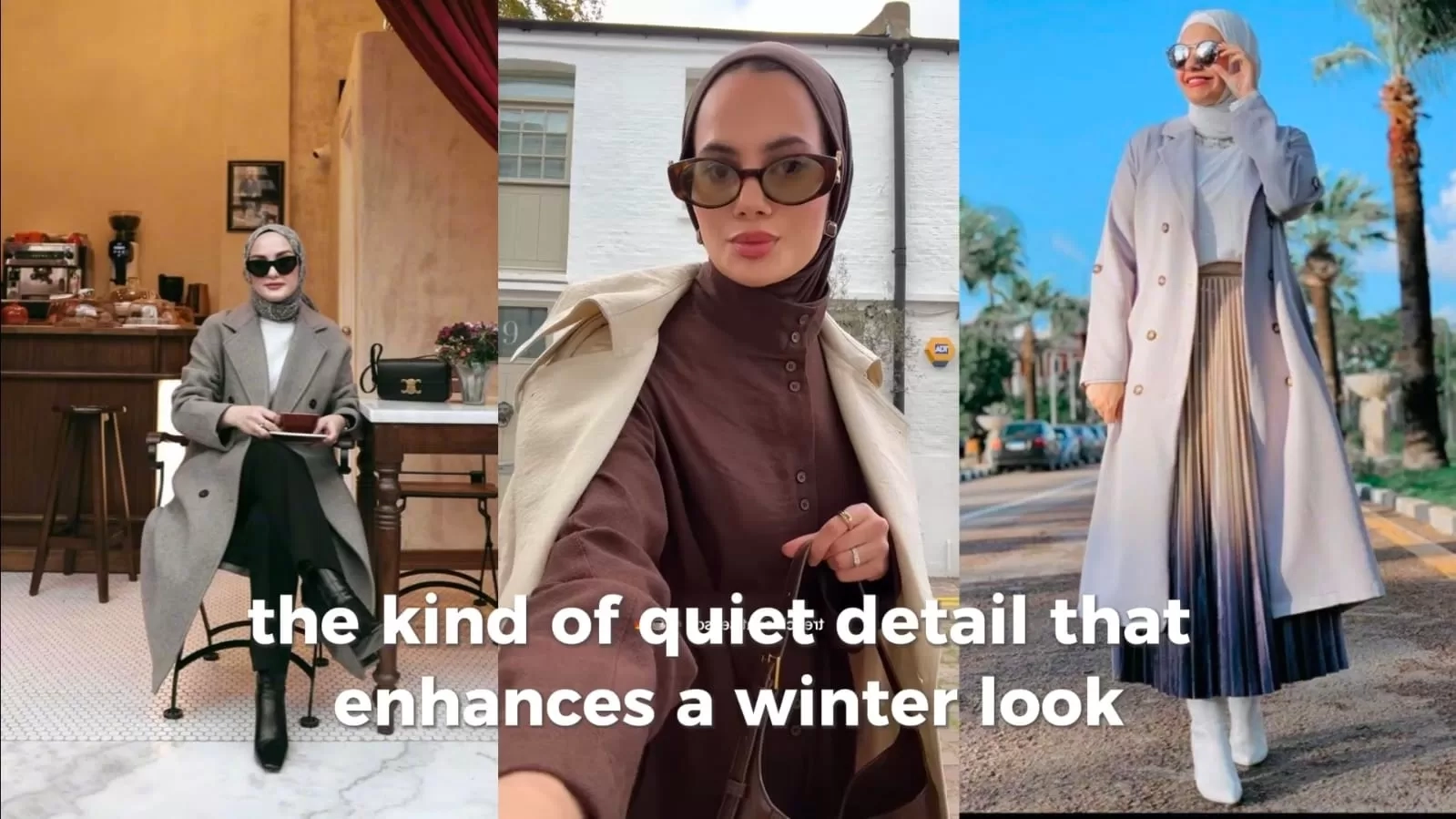 Tren modest Fashion yang Bakal Viral Pada Musim Dingin 2026, Bisa Dicoba saat Hujan