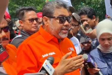 Mobil Komando Diderek, Said Iqbal Protes Keras: Pak Prabowo, Kenapa Buruh Dihadapi bak Musuh?