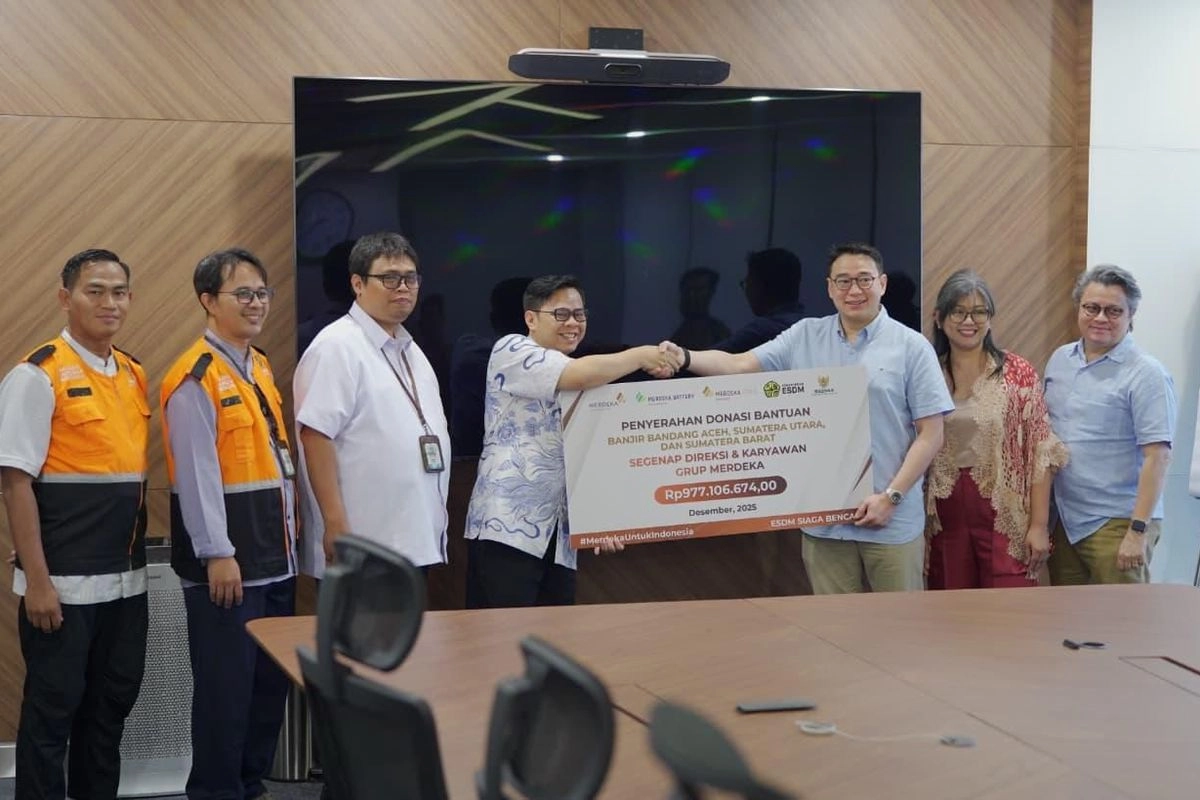 Peduli Korban Bencana Sumatera, Grup Merdeka Salurkan Donasi Rp 977 Juta melalui Baznas RI