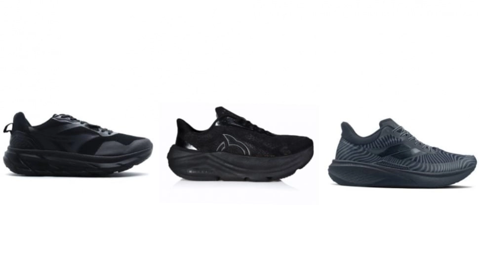 9 Sepatu Running Lokal Full Black Kualitas Dewa: Nyaman Buat Lari, Stylish Buat Nongki