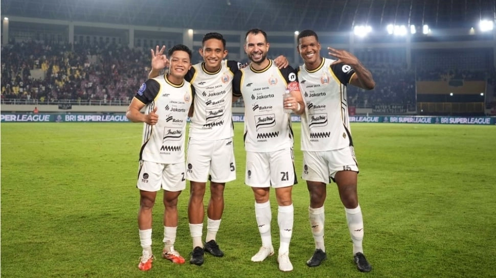 Klasemen Super League: Persija Menang Telak di GBK, Jordi Amat Cetak Gol Spektakuler