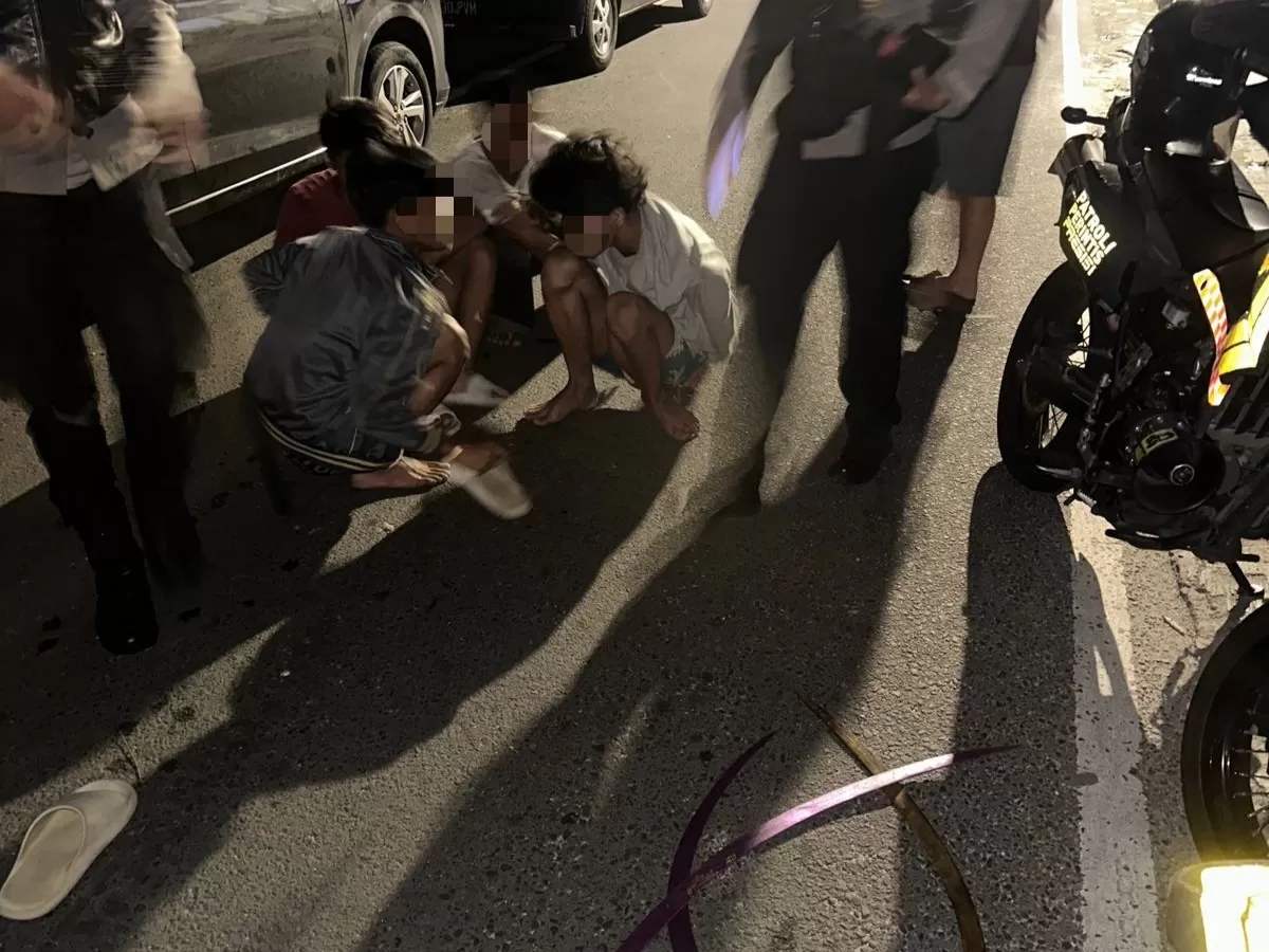 Niat Tawuran di Kemayoran Gagal Total, 4 Remaja Pembawa Celurit Keburu Diciduk Polisi