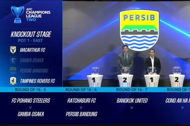 Hasil Drawing 16 Besar ACL 2 2025-2026: Persib Lawan Ratchaburi FC