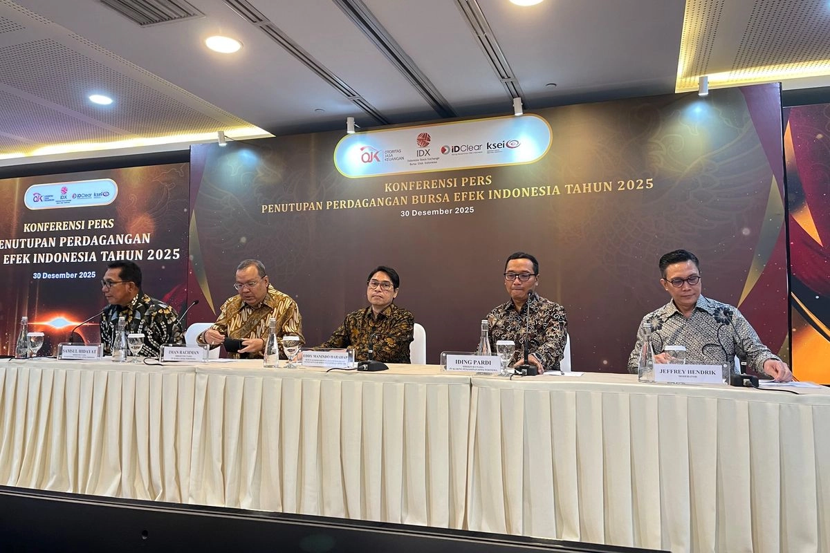 IHSG Melonjak 22,1 Persen Sepanjang 2025, Kapitalisasi Pasar Tembus Rp 16.000 T