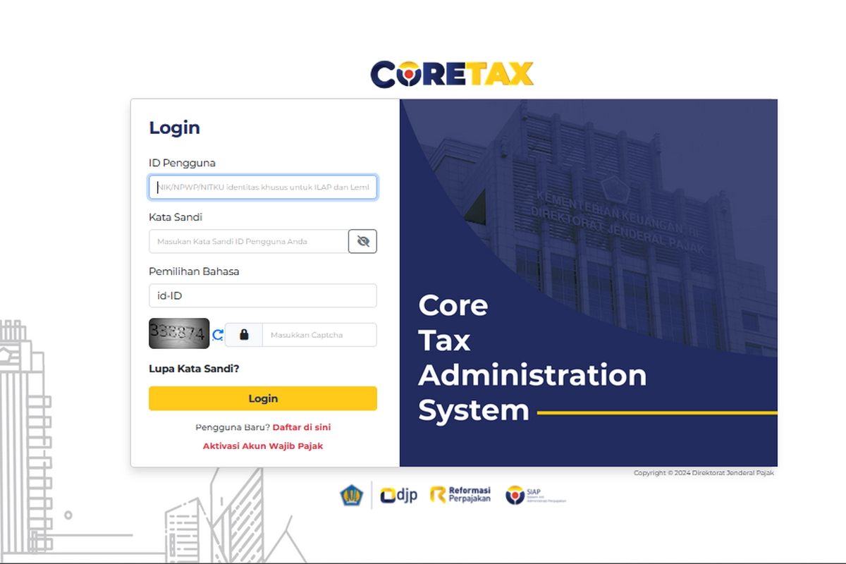 Lapor SPT Pakai Coretax, 4,7 juta WP Belum aktivasi