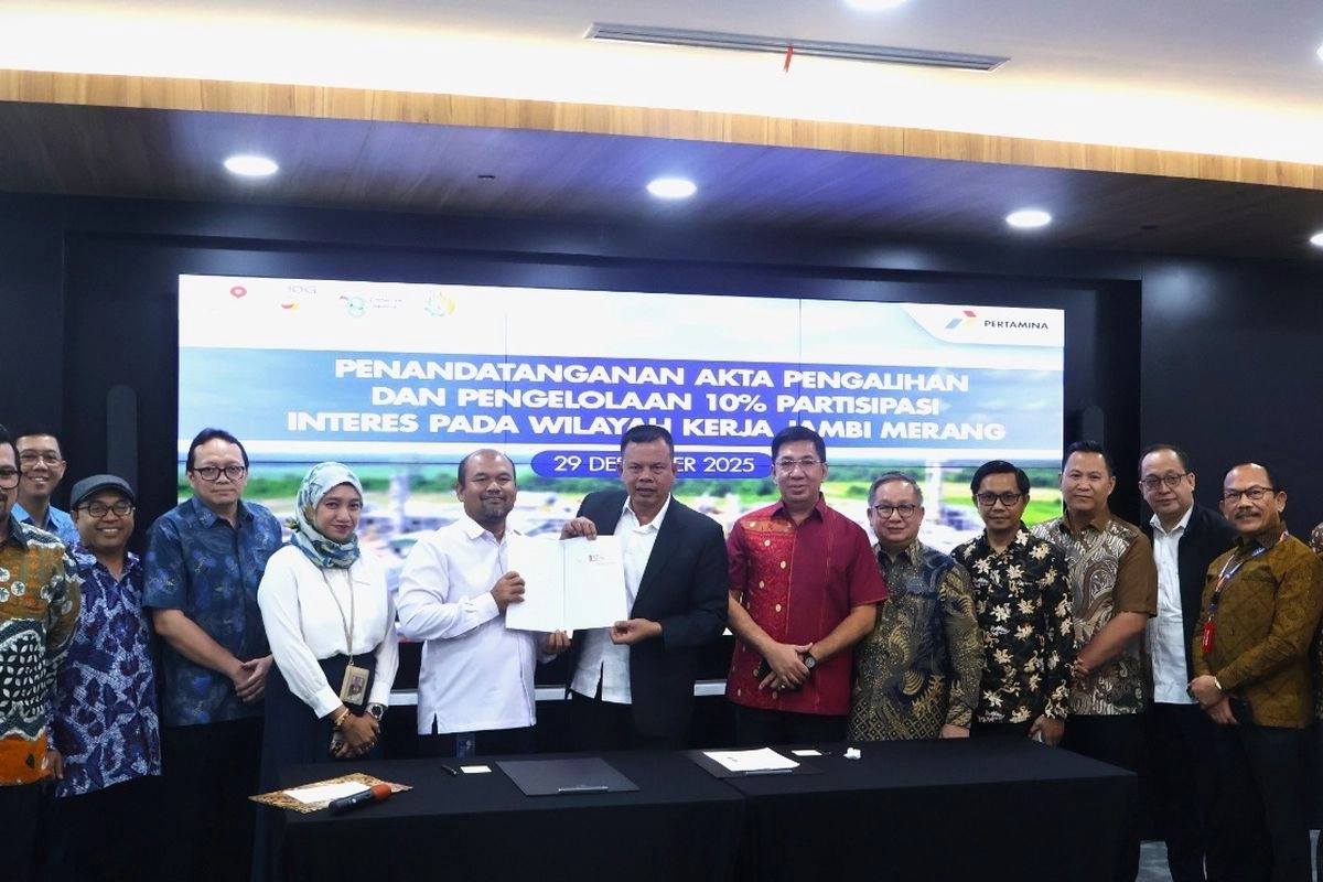 PHE Jambi Merang Alihkan PI 10 persen WK Jambi Merang ke BUMD Sumsel