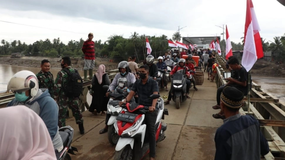 Jembatan Krueng Tingkeum Dibuka, Aktivitas Ekonomi Bireuen Mulai Bangkit