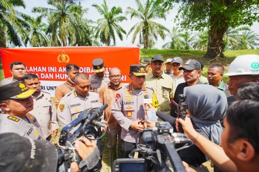 Polri Siapkan 200 Huntap di Aceh Tamiang, Kapolri Pastikan Kesiapan Lahan 6,5 Hektare