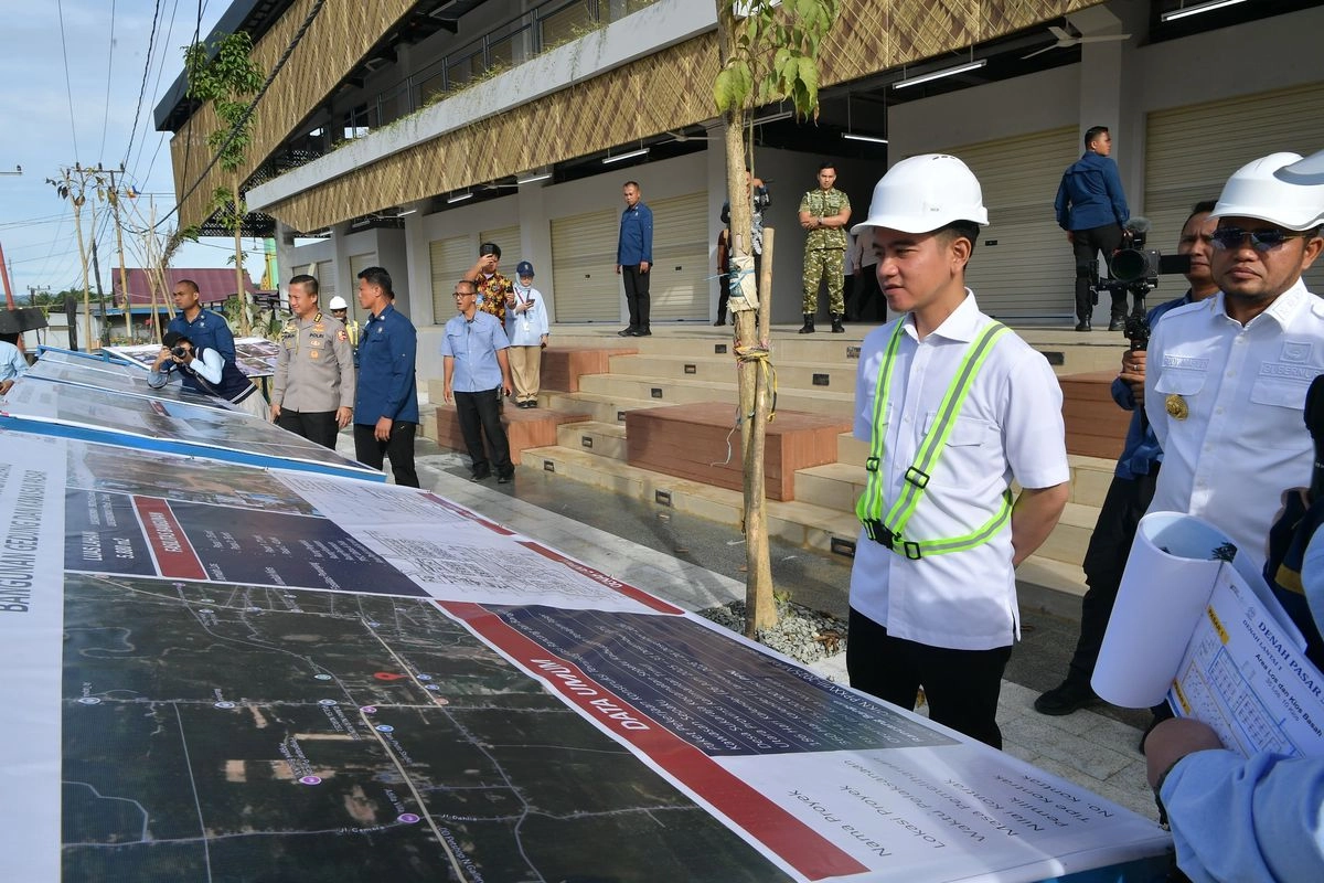 Gibran Pastikan Tata Ulang Pasar Sepaku di IKN Tetap Perhatikan Aktivitas Pedagang