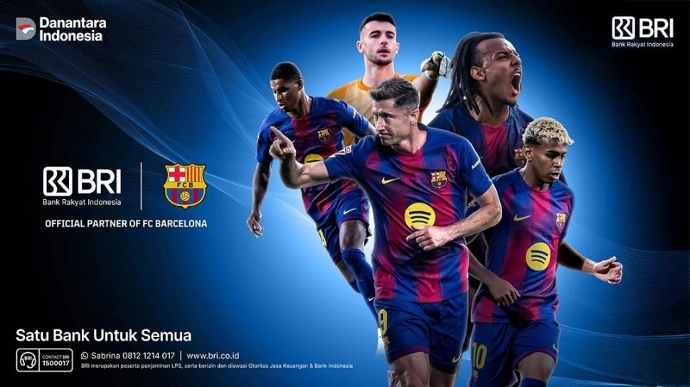 Kolaborasi dengan FC Barcelona, BRI Luncurkan Kartu Debit Edisi Khusus