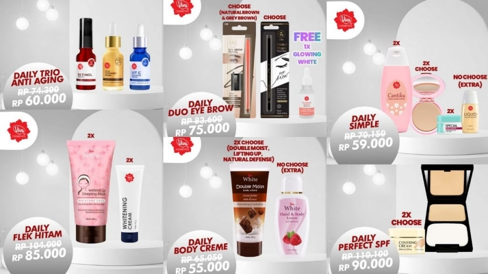 5 Promo Viva Cosmetics Terbaru Januari 2026, Ada Paket Anti-Aging Rp60 Ribuan