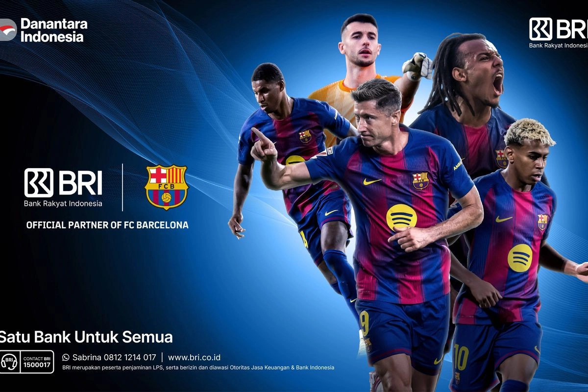 BRI Jadi Mitra Bank Resmi FC Barcelona hingga 31 Desember 2027