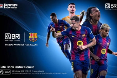 BRI Jadi Mitra Bank Resmi FC Barcelona hingga 31 Desember 2027