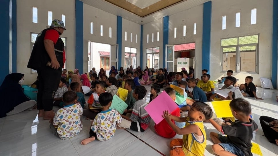 Ciptakan Ruang Aman Pascabencana, 'Zona Anak' Hadir di Aceh Tamiang