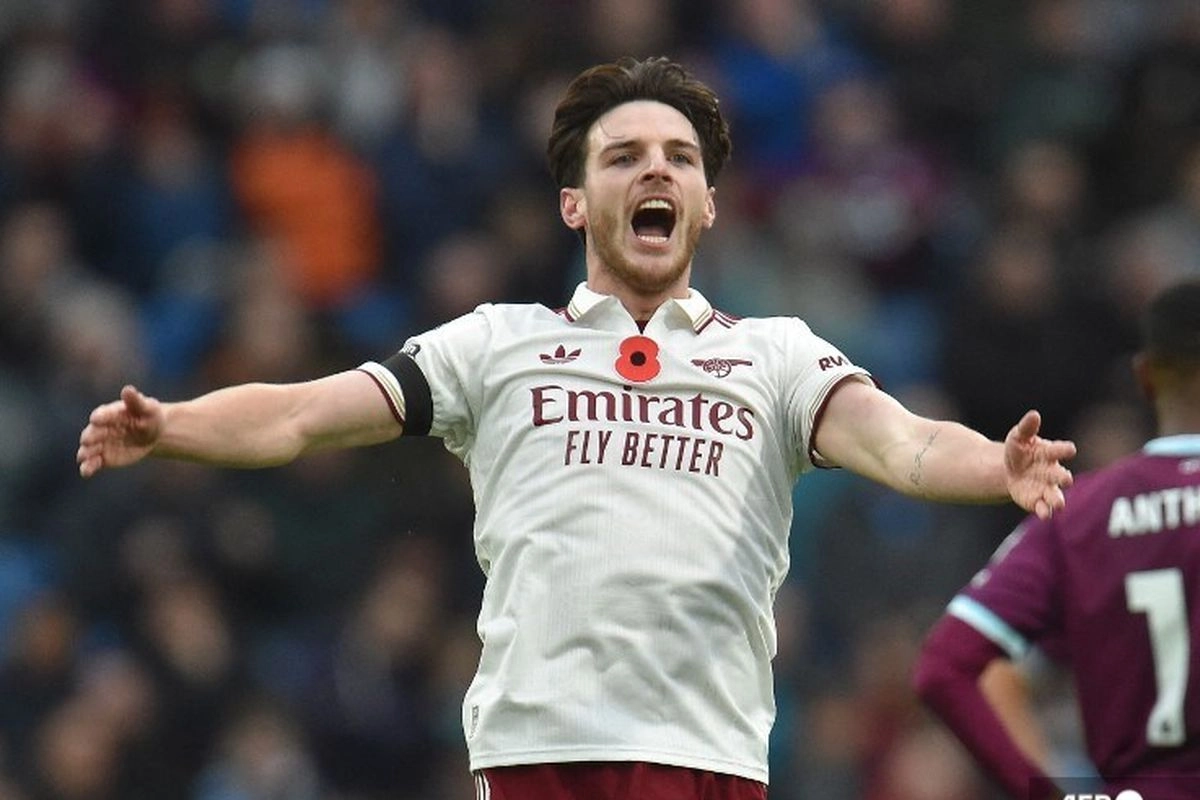 Bournemouth Vs Arsenal 2-3: Declan Rice Gelandang Terbaik Dunia di Mata Arteta
