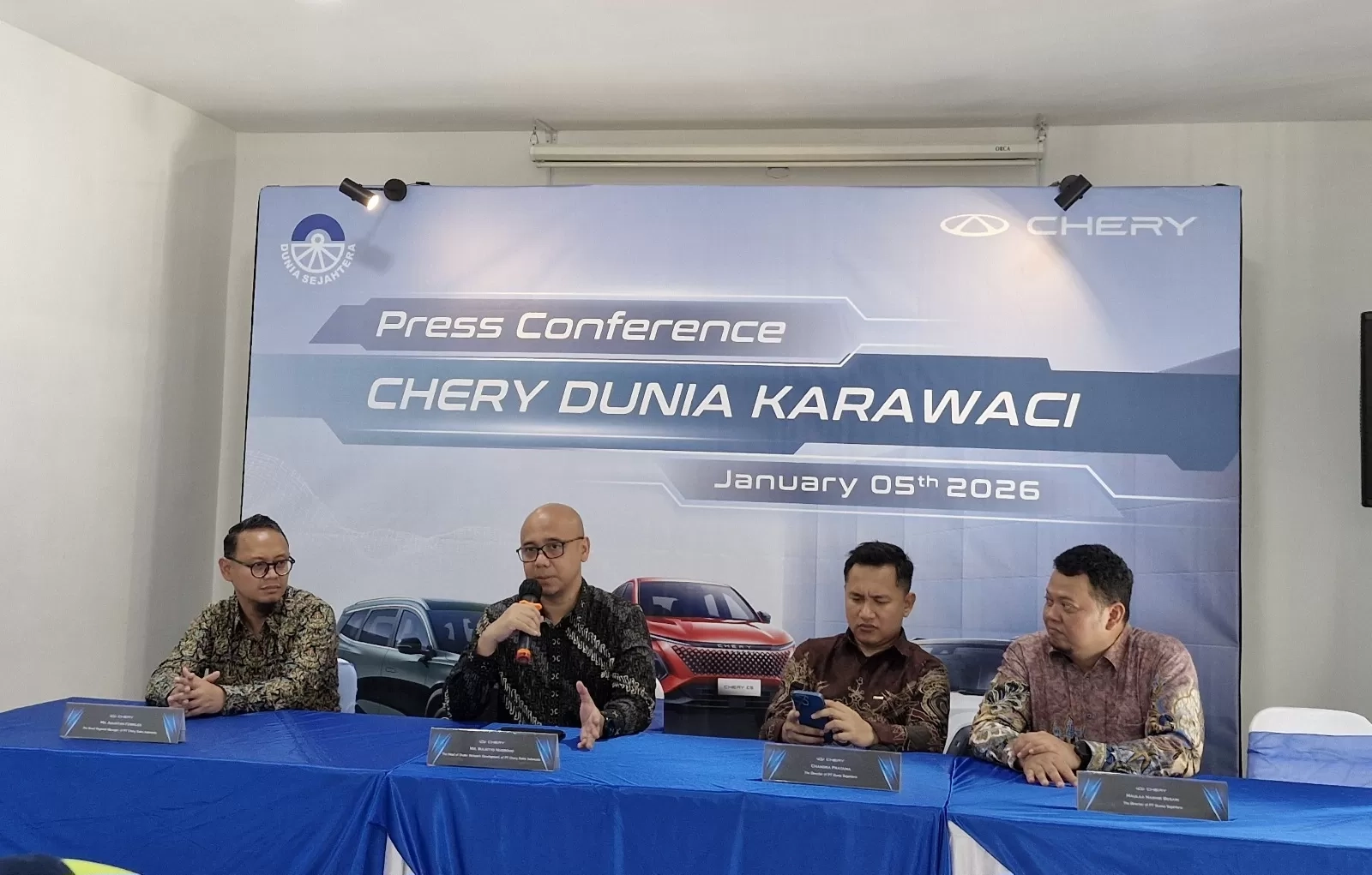 Tangerang Jadi Kota Strategis Ekspansi Diler Chery pada 2026