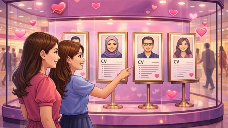 Lelah Geser Kanan-Kiri? Gen Z Jakarta Kembali ke Biro Jodoh 'CV' di Mal