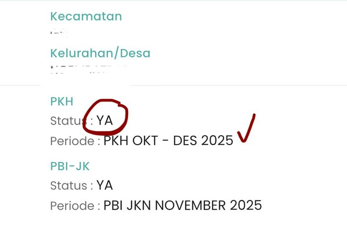 Cara Cek Penerima PKH Januari 2026, Ini Tanda Bantuan Siap Cair